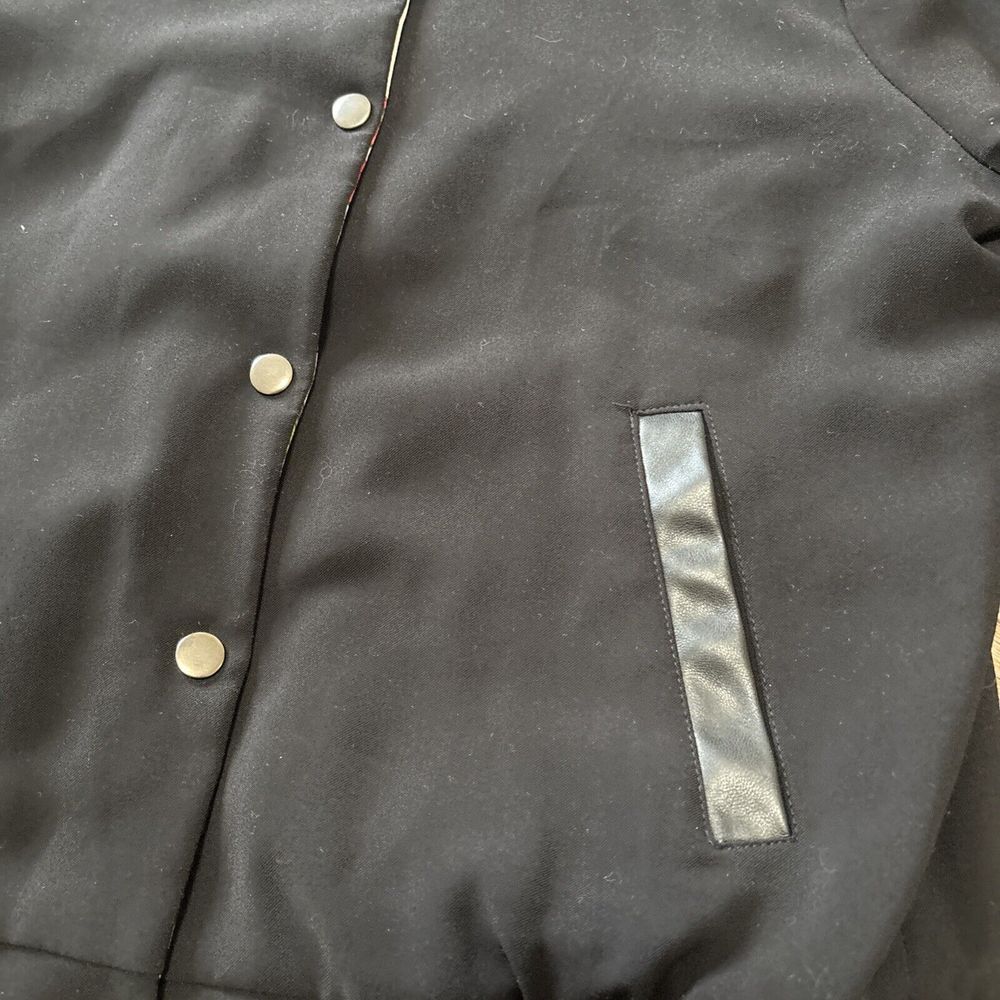 Olivia Culpo x Le Tote Collab Reversible‎ Floral Black Bomber Jacket Size XS - Picture 7 of 11